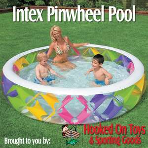   Pinwheel Inflatable Kids Pool 90 x 22   Kiddie Pool #56494  