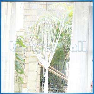 White Heart Tassel String Door Curtain Window Room Divider Home 