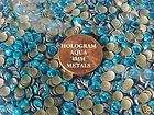 Iron on Metal HOLOGRAM 4mm Hot Fix. SILVER AB 144 PC items in 