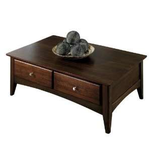  Storage Cocktail Table by Riverside   Natural Wood (66002 