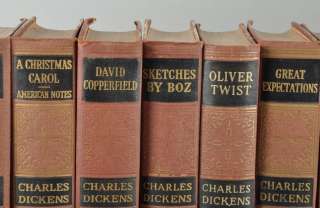 20 Antique Volumes THE WORKS OF CHARLES DICKENS Cleartype Edition 