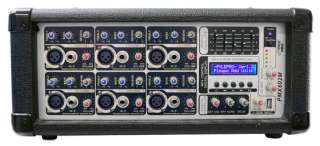   PMX602M 6 Channel 600 Watts Powered Mixer W/ USB  Input LCD Display