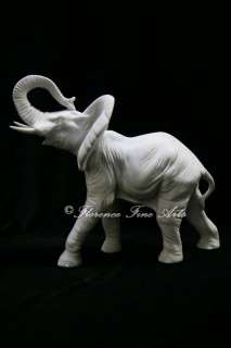 Big Elephant Statue Sculpture Made in Italy Marble  
