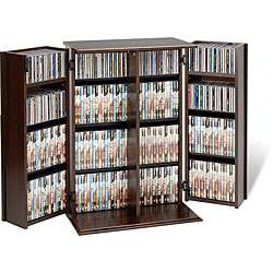 Everett Locking DVD/ CD Media Storage Cabinet  Overstock