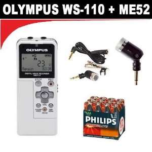  Recorder + Olympus ME 52 Noise Cancellation Microphone Electronics