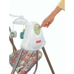 Fisher Price Cocoa Sorbet Deluxe Fold n Stow Swing  