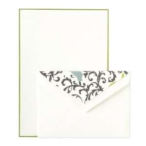   Hand Bordered Aviary Scroll Half Sheets (JH1172): Office Products