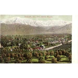   Postcard Panoramic View of Redlands California: Everything Else