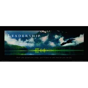  Leadership Eagle Nature Motivational Poster Print