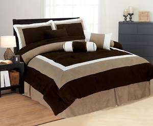 High Quality Micro Suede Comforter Set bedding in a bag  