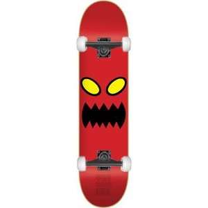 : Toy Machine Monster Face Complete Skateboard   8.0 Red w/Mini Logos 