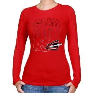  AFL Cleveland Gladiators Ladies Big Type Long Sleeve Slim 
