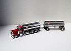 Texaco Peterbilt 388 Tanker in Red with Tanker Trailer in 153 scale 