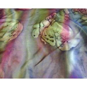 Hand painted pure silk scarf   Autumn:  Home & Kitchen