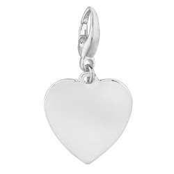 Sterling Silver Heart Charm  