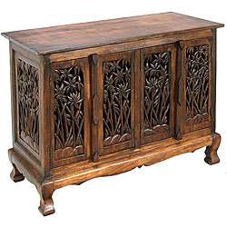 Bamboo Trees Storage Cabinet/ Sideboard Buffet  Overstock