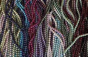   Glass Pearls 3mm 4mm 6mm 8mm 22 Colors You Pick! A+ Quality!  