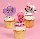 Pink Princess Shaped Cake Topper Birthday Candles  