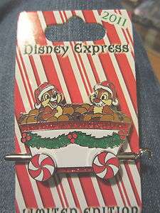 Disney Holiday Express Train Car Pin Chip N Dale LE1000  