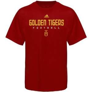  adidas Tuskegee Golden Tigers Red Sideline T shirt Sports 