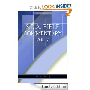 Bible Commentary Vol. 7 (Ellen G. White Comments Only) Ellen G 
