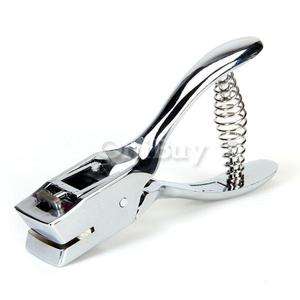 Free Shipping Stainless Steel Slot Hole Punch Pucher For ID Cards New 