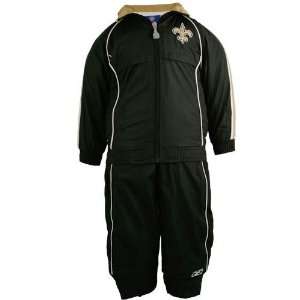Reebok New Orleans Saints Black Infant 2 Piece Warmup Suit:  