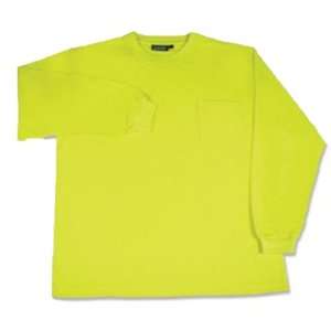 ERB 14117 9602 Non ANSI Hi Vizability Long Sleeve Jersey Knit T Shirt 
