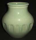 vintage mid century modern hyalyn porcelain pottery vase high gloss