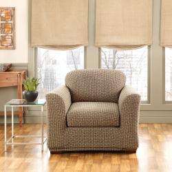 Stretch Baxter 2 piece Chair Slipcover  Overstock