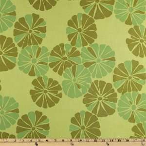  44 Wide Valori Wells Del Hi Flora Green Fabric By The 