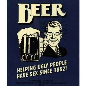  Beer   Ugly People Decal Automotive