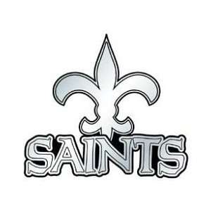  New Orleans Saints Silver Auto Emblem