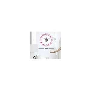 Home & decor Home & Decor Wall Sticker Decals   Clock (Pink Heart 