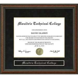  Moultrie Technical College Diploma Frame: Sports 