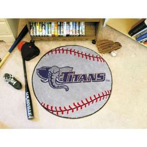  BSS   CS Fullerton Titans NCAA Baseball Round Floor Mat 