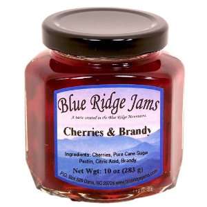 Blue Ridge Jams Cherries & Brandy, Set of 3 (10 oz Jars)  