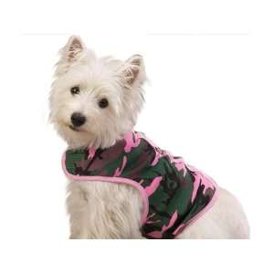  Zack & Zoey Pink & Green Camo Camouflage Dog Harness 