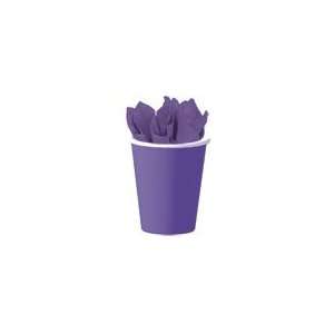  Royal Purple Theme Party 9 oz Disposable Paper Cups 