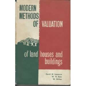  Modern methods of valuation of land, houses and buildings 