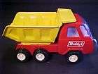 Mint Japan Tin Buddy L Dump Truck No Rust Red Yellow