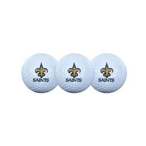 New Orleans Saints Set of 3 Golf Balls 