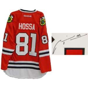   Signed Blackhawks Reebok CCM Premier Red Jersey Sports Collectibles