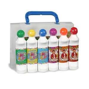    Crafty Dab Shimmering Washable Paint 6 Pack Arts, Crafts & Sewing