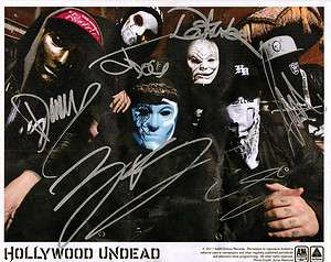 Hollywood UNdead Autograph  