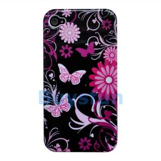 Butterfly Hard Case Cover Skin For Apple iPhone 4 4G  