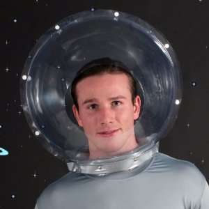  Lets Party By Forum Novelties Space Helmet (Adult) / Clear 