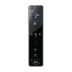 Wii   Remote Plus Black (Built In MotionPlus)  