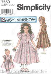 Daisy Kingdom Pattern + 17 Doll pattern 7550  