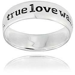 Sterling Silver True Love Waits Ring  